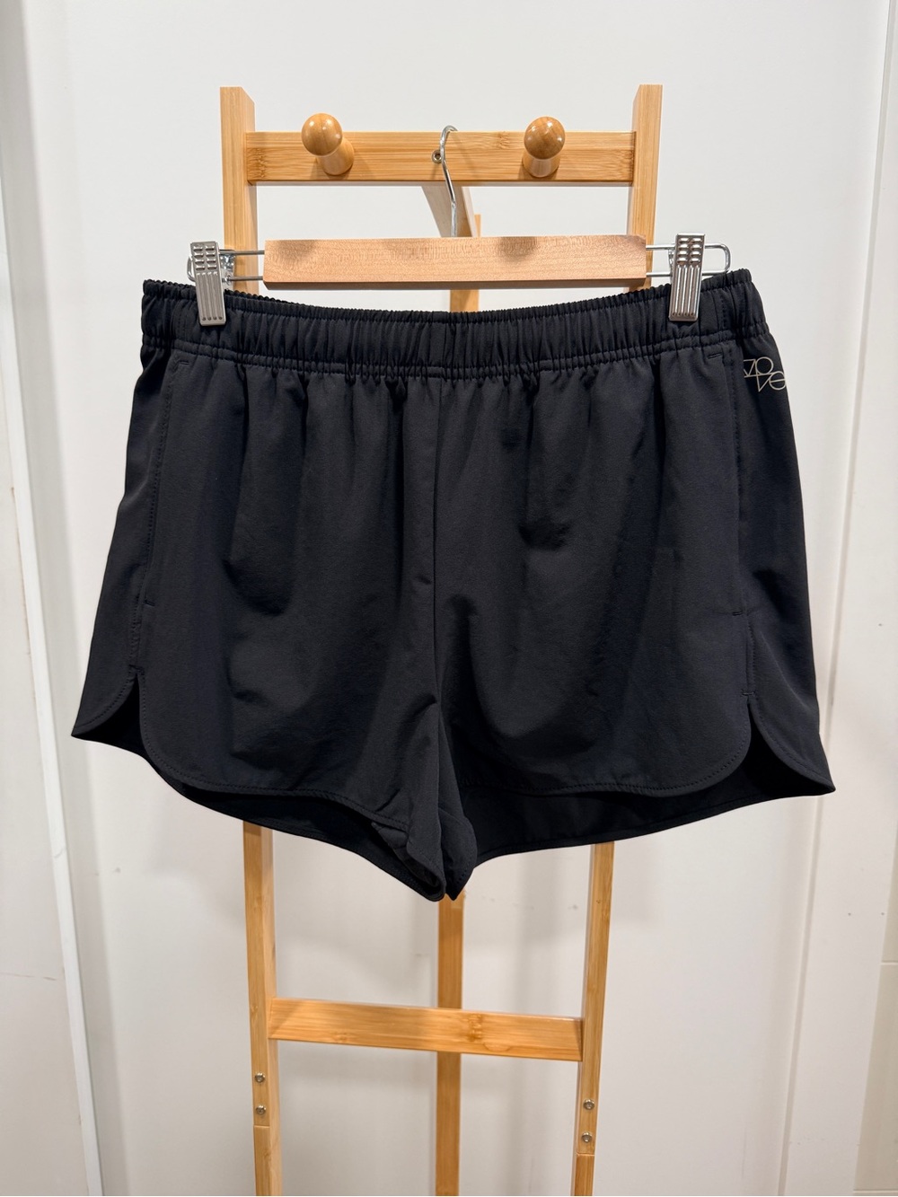 H&M Black Women's Athletic Shorts with Elastic Waist